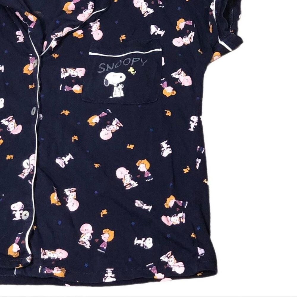 charlie brown the peanuts Navy and Blue Pajamas - Picture 4 of 4